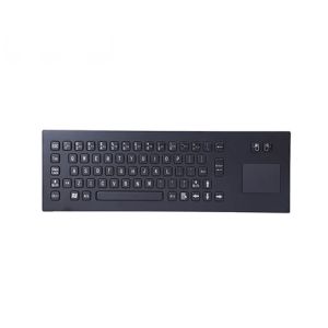 RKB-D-8608B Black Stainless Steel Keyboard With Touchpad