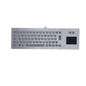 RKB-D-8608-DESK Compact Desktop Stainless Steel Keyboard with Touchpad