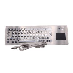 RKB-D-8608 Stainless Steel Keyboard With Touchpad
