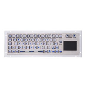RKB-D-8635T-BL Industrial Grade Keyboard With Touchpad
