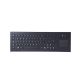 RKB-D-8608B Black Stainless Steel Keyboard With Touchpad