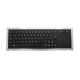 RKB-D-8635T-B Black Stainless Steel Keyboard With Touchpad